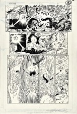 The New Teen Titans #51 Page 24 Original Art Raven & Donna Troy By George Perez picture