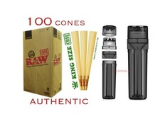 RAW king size pre rolled cone (100PK)+grinder loader storage 3 in 1 picture