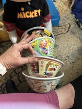 Lot Of 4 Kellogg’s cereal bowls 2014 2010 2005, Two Lots To Choose From. picture