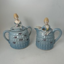 Beautiful Vintage Victorian Lady Sugar And Creamer by Marutomoware Antique picture