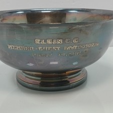 Gorham Silver Plate Bowl Trophy Elgin C.C. Member-Guest Invitational 1st Place picture