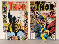 THOR 373 & 374 - 1986 - Walt Simonson - Sal Buscema - NM - Mutant Massacre X-Men picture