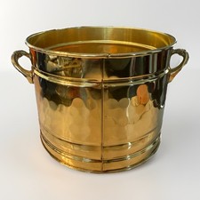 Vintage Bristol Brass Indoor Planter, 6.5