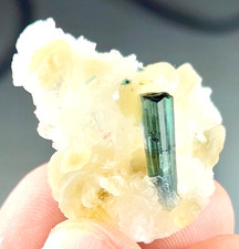 75 Carats Top Quality Blue colour Tourmaline Crystal Specimen from Afgh. picture