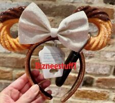 2023 Disney Parks Churro Chocolate Snacks Minnie Mickey Ear Ears Headband NEW picture