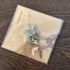 2022 China Starbucks coffee Monthly Service Mermaid Pin Limited edition picture