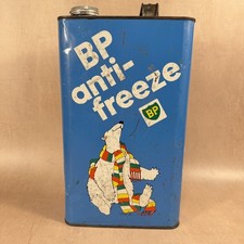 Rare 1960's BP Anti - Freeze 5 Litre Can | British Petroleum | 11.5