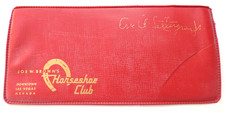 Vintage LAS VEGAS Joe W. Brown's Horseshoe Club - Giveaway Billfold - 1950's picture
