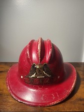 VTG Ed Bullard Red Hard Boiled Firefighting Firefighter Helmet Scott Aviation  picture