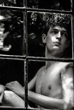 Actor Rupert Everett sitting in a window 1980s reprint 4x6 gay gentlemans collec picture