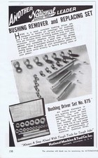 1949 & 1950's Original Ads - NATIONAL MACHINE & TOOL CO., JACKSON, MI - 5 ADS picture