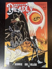 PRETTY DEADLY 1 SIGNED BY KELLY SUE DECONNICK & EMMA RIOS THOUGHT BUBBLE VARIANT picture
