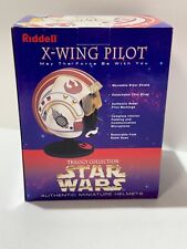 X-WING PILOT Mini Helmet STAR WARS Trilogy Collection RARE NEW Riddell 1997 picture