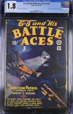 G-8 Battle Aces May 1934 CGC 1.8 Frederick Blakeslee Skeleton Cover Pulp Key picture