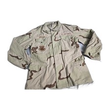 VTG US Army M-65 Field Jacket 3 Color Desert Camo Alpha Industries M Regular picture