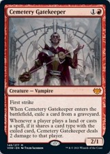 Cemetery Gatekeeper ~ Crimson Vow [ NM ] [ Magic MTG ] picture