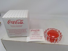 **RARE** Caithness Glass 1998 Coca Cola Cool Cap Paperweight #114 of 1000 picture