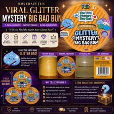  RMS 7 Inch Jumno Big Bao Bun  GLITTER MYSTERY DUMPLING. FACTORY SEALED RARE  picture