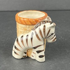 Occupied Japan Zebra Planter Succulent Figural Planter Figure picture