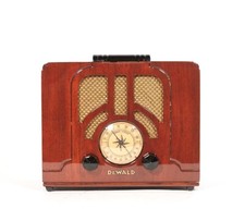 Vintage DeWald Miniature Tombstone Radio w/Stunning Piano Lacquer Finish * Works picture