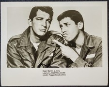 1952 Dean Martin Jerry Lewis Jumping Jacks Archive 1990s 4x5 Proof Photo picture
