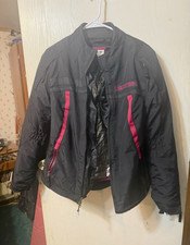 Harley-Davidson Black Jacket purple Accents Size M Made in Indonesia picture