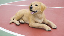 Hi- Line Gift 87690 Decorative Labrador Retriever Lying Down Yellow Dog Statue picture