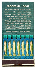 RARE BROOKDALE LODGE, CA 