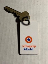 Flagship Hotel Motel Room Key Fob & Key Rochester New York #727 picture
