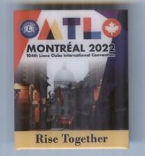 Lions Club Pins - International Convention Pin 2022 Montreal picture