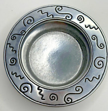 Wilton Armetale Pizzazz Rimmed Bowl Serving Pewter Made in USA picture