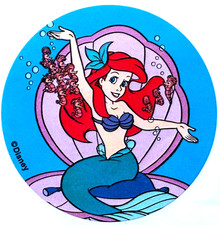 Ariel The Little Mermaid Sticker Seashell Seahorse Princess Walt Disney World picture