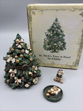 Boyds Bears Treasure Box St. Nick's Tree w/ Noel McNibble Trinket Box picture
