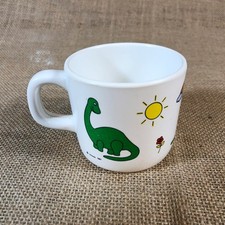 Vintage  1987 Oneida Kids Dinosaur Mug – T-Rex Rainbow picture