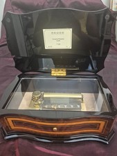 Vtg Luxury Swiss Reuge CH 3.72 Franz Liszt Hungarian Rhapsody Music Box picture