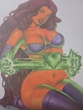 Starfire Original Art Chris Foulkes picture