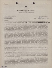 ARTHUR LAKE - DOCUMENT SIGNED 10/10/1946 picture