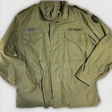 VTG 1960s Early Vietnam War Era US Army M-65 Field Jacket OG-107 Med Short ID’d picture