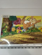 CARE BEARS animation Cel Playful Monkey  Vintage 80’s With Certificate COA picture