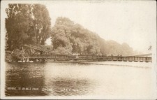 London Bridge St. James Park c1900s-10s Real Photo Vintage Postcard picture