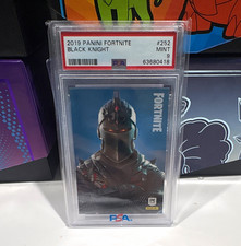 Panini 2019 Fortnite Black Knight #252 PSA 9 Graded Non-Sport Trading Card picture