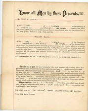 1896 Atlantic City NJ Chattel Mortgage William Kimmel Ellis Horses Wagon Store picture