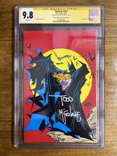 BATMAN #423 - CGC 9.8 - Virgin Variant - Signed by Todd McFarlane - 2022 picture