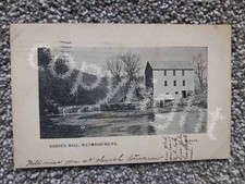 WAYNESBURG PA-REESE'S MILL-DAM-W T HAYS-GREENE COUNTY PENNSYLVANIA picture