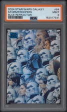 PSA 9 2024 Topps Chrome Star Wars Galaxy Stormtroopers Blue /150 Refractor SP  picture