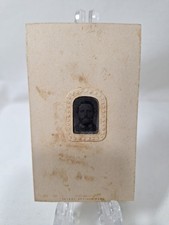 Antique 1860s Gem Tintype Photo Man Portrait Traveling Ambrotype Car Oshkosh WI picture