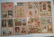 Victorian Trade Cards 1870s Advertising Scrapbook Chromolithograph Abilene picture