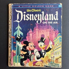 1955  Walt Disney's Disneyland On The Air A Little Golden Book Mickey Mouse VTG picture