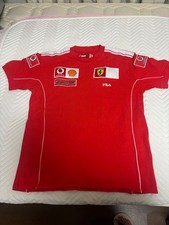 FILA Scuderia Ferrari T-Shirt XL Red Official Licensed Vintage Logo Tee picture