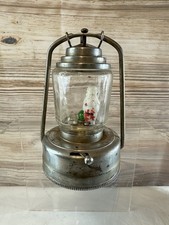 Vintage Santa Christmas Battery Operated Lamp Lantern Untested Hong Kong picture